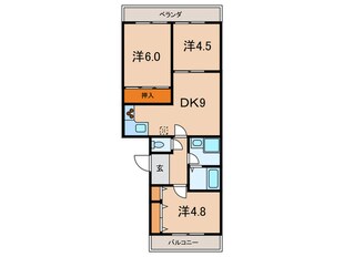 グランド－ルＵＭ２の物件間取画像